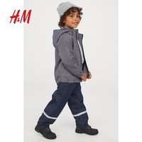 HM童装男童儿童裤子冬季透气疏水帅气弹力带冲锋裤休闲裤0845921