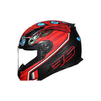 FASEED法赛德全盔摩托车头盔男复古女机车街车跑车单镜片3c认证四季816 红豹灵/哑光 M(54-56)头围