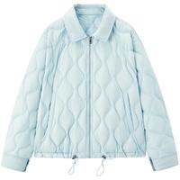 【小葫芦】太平鸟轻薄羽绒服女宽松白鸭绒外套A1ACF4126