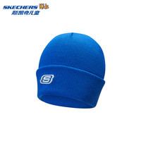 Skechers斯凯奇儿童柔软舒适针织帽子男女同款时尚简约百搭毛线帽L425K032