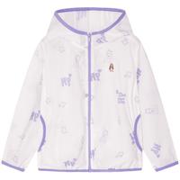 暇步士(Hush Puppies)童装女童皮肤衣夏季新款女大童轻薄舒适皮肤衣 本白 1