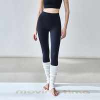 MOVING TIME movingtime瑜伽裤女高腰提臀薄运动紧身裤外穿显瘦普拉提裤夏