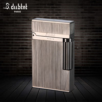 S.dubtnt 都柏特 15104C 法国充气高档朗声打火机 纯黄铜 钛色拉丝