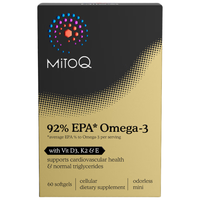 Mitoq99.6%高纯深海鱼油软胶囊心脑血管三高rtg型复配60粒/盒