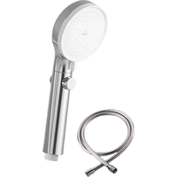 潜水艇增压手持花洒喷头软管套装 多功能洗澡手持花洒 淋浴加压莲蓬头 【三档出水】增压花洒H4+软管