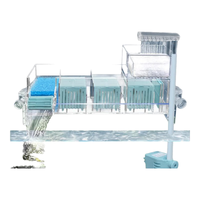 金利佳鱼缸过滤器净水循环三合一水泵干湿分离净水器内置外置过滤滴流盒 3/4/5滤盒滤板