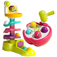 谷雨（GOODWAY）1-3岁转转乐婴儿玩具儿童打地鼠益智投篮机弹弹乐