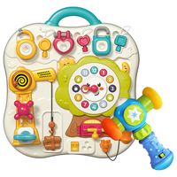 谷雨（GOODWAY）忙碌板0-6个月婴儿玩具多功能蒙氏早教益智敲击锤