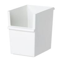 利快日本桌面收纳盒收纳筐收纳篮内衣整理盒厨房玩具收纳 双拉手收纳盒190*268*260深款