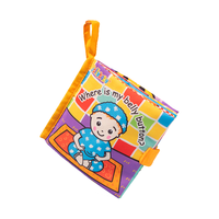 jollybaby祖莉宝宝 躲猫猫系列布书 早教婴儿撕不烂可啃咬宝宝认知玩具 躲猫猫