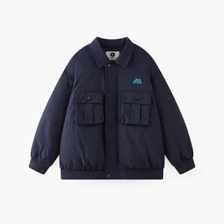 马骑顿 MQD男童轻薄羽绒服 藏青