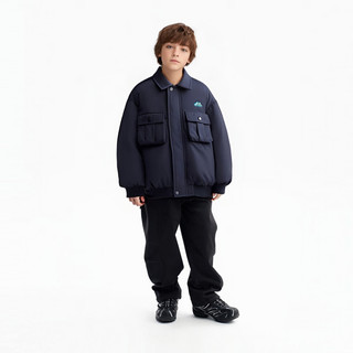 马骑顿 MQD男童轻薄羽绒服 藏青