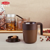 Kinto咖啡随手杯茶咖两用双层咖啡过滤壶随行杯子 茶/咖啡两用杯 260ml褐