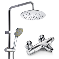 MOEN/摩恩 恒温增压 恒温花洒套装+3功能手持+230mm圆顶喷