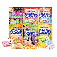 uha悠哈糖果味觉糖普超酸甜水果软糖90g橡皮糖夹心喜糖