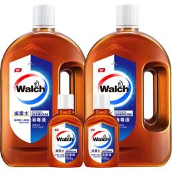 威露士 高效消毒液 衣物消毒液 1L*2瓶+60ml*2支