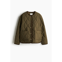 H&M HM 女装菱格纹棉服 1302230