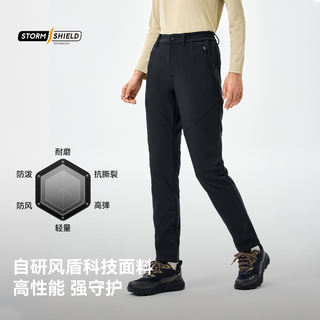 PELLIOT/伯希和 加绒软壳裤 男士休闲裤