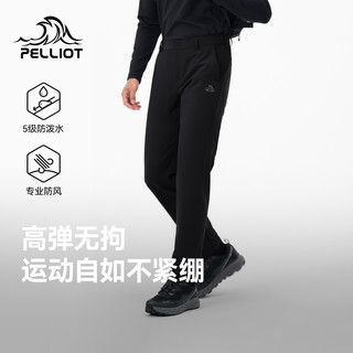 PELLIOT/伯希和 加绒软壳裤 男士休闲裤