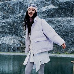 new balance 女子防风防泼水羽绒服 AWJ53395