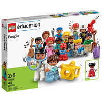 乐高(LEGO)教育 2-6岁+得宝45030人物套装 幼儿益智早教拼搭玩具家居装饰