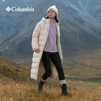Columbia哥伦比亚户外25秋冬新品男女拒水银点700蓬鹅绒保暖羽绒服XE5357 278 米白色 男女同款 2XL (190/104A)