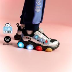 FILA 男小童（28-32）舒适闪灯运动鞋