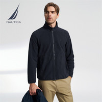 诺帝卡(NAUTICA) 【防轻溅水】男装秋冬三合一厚外套棉服男JE3404 藏青4NV 2XL