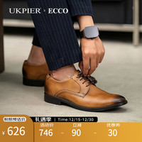 ecco 男士皮鞋 墨本621634