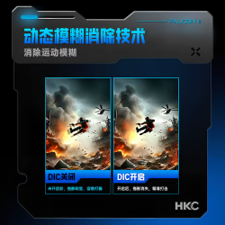 HKC 24.5英寸300Hz电竞显示器
