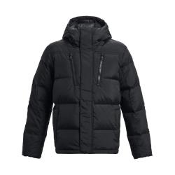 安德玛 UNDERARMOUR）秋冬ColdGear男子短款训练运动羽绒服1378830 黑色001