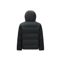 森马 羽绒服男2024冬季防水外套肌理感连帽上衣百搭 墨绿（灰鸭绒）41039