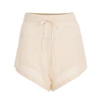 限尺码：OYSHO 镂空休闲针织感棉质柔软舒适休闲百搭百慕大式短裤女