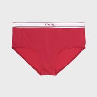 OYSHO 女式丝滑透气简约撞色logo皮筋三角内裤