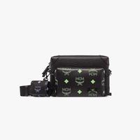 MCM 小号彩色飞溅徽标皮革多功能斜挎包