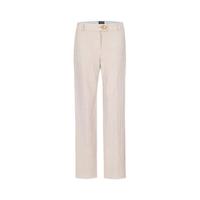 GIORGIO ARMANI 含绵羊毛桑蚕丝麻质柔软舒适透气经典撞色格纹长裤女