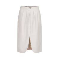 限尺码：GIORGIO ARMANI 极简开叉褶皱高级百搭质感气质半身裙