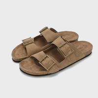 限尺码：ZARA HOME 女式复古双层扣勃肯拖鞋露趾一脚蹬外穿沙滩凉拖鞋