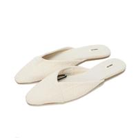 限尺码：ZARA HOME 女式法式气质百搭平底尖头一脚蹬家居拖鞋