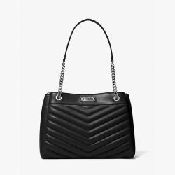 MICHAEL KORS 中号纯色女士皮革单肩手提包