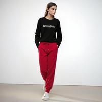 OYSHO 女式运动学院风百搭休闲针织长裤束脚裤