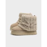 FOREVER 21 雪地靴女2025年冬季舒适百搭加厚加绒保暖时尚百搭棉靴