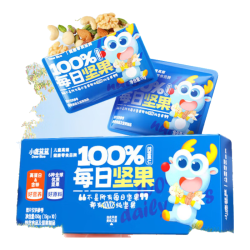 小鹿蓝蓝 儿童每日坚果原味10袋 6种坚果