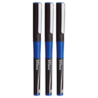 ZEBRA/斑马牌 C-JB1 银蛇直液式签字笔 0.5mm 蓝色 3支装