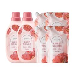 网易严选 山茶花香氛洗衣液家用持久留香护色天然柔顺除菌洗涤剂