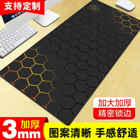 先机 鼠标垫超大号游戏电竞女生办公室桌垫WPS快捷键盘垫子定制
