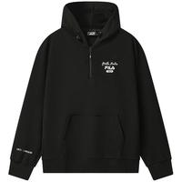 FILA 斐乐男子连帽卫衣2025秋半拉链休闲宽松休闲上衣
