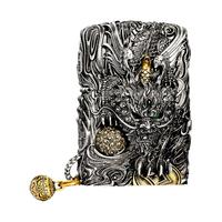 ZIPPO官方旗舰店之宝招财貔貅煤油防风打火机国潮文化送男友礼物