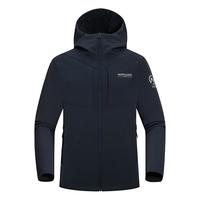 诺诗兰冈仁男式三防软壳衣春夏防泼防污轻量抓绒徒步风雪外套NXJEH0504E 暗蓝宝石色 180 180/XL
