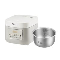 美的 0涂层3L 316不锈钢内胆电饭MB-RE387S